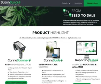 Stashstock.com(METRC Seed) Screenshot