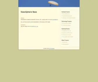 Stasosphere.com(StasoSphere Base) Screenshot