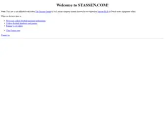 Stassen.com(Welcome to) Screenshot