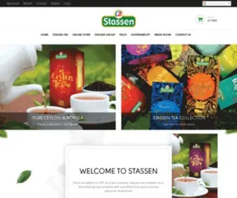 Stassentea.com(Our Stassen branded tea) Screenshot