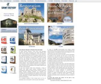 Stastier.co.uk(Natural Hydraulic Lime Mortar Plasters and Renders from St.Astier) Screenshot