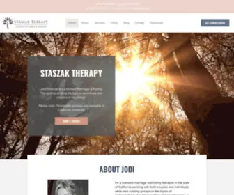 Staszaktherapy.com(Staszak Therapy) Screenshot