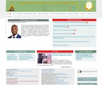 Stat-Guinee.org(Institut National de la Statistique) Screenshot