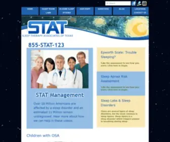 Stat-Management.net(Sleep Therapy Associates of Texas) Screenshot