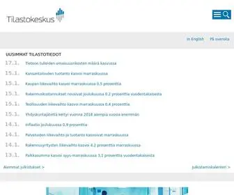 Stat.fi(Tilastokeskus) Screenshot