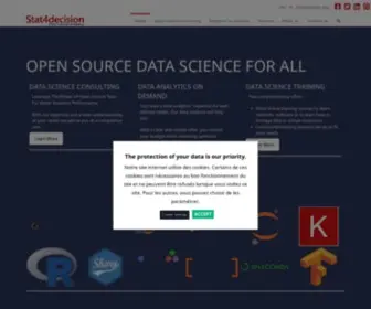 Stat4Decision.com(Formation, conseil et développements data science) Screenshot
