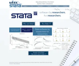 Stata-NZ.com(SDAS New Zealand) Screenshot