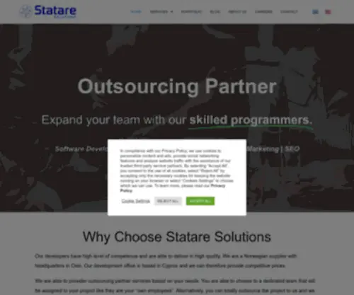 Stataresolutions.com(Statare Solutions) Screenshot
