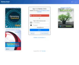 Statdisk.com(Statdisk online) Screenshot