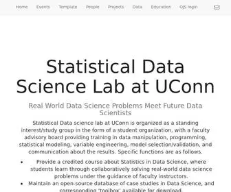 Statds.org(Statistical Data Science Lab at UConn) Screenshot