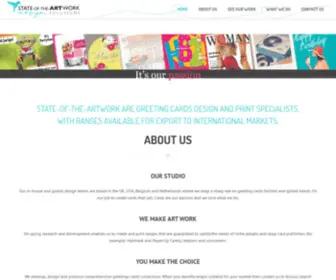 State-OF-The-Artwork.com(Greeting card specialistsHome) Screenshot
