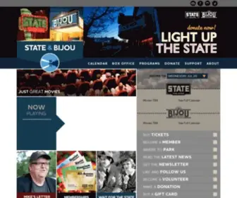 Stateandbijou.org(State Theatre & Bijou By The Bay) Screenshot