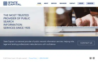 Statecapital.net(Public Record Search Services) Screenshot