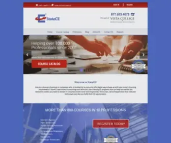 Statece.com(Online Continuing Education Courses & Programs) Screenshot