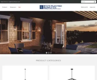 Stateelectriclighting.com(State Lighting) Screenshot