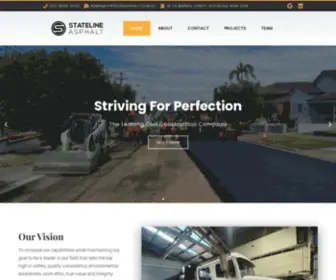 Statelineasphalt.com.au(Stateline Asphalt) Screenshot