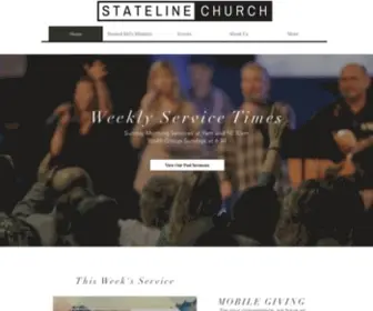 Statelinecommunitychurch.org(Church) Screenshot