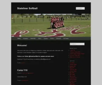 Statelinersoftball.com(Stateliner Softball) Screenshot