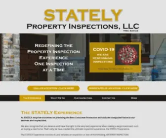 Statelypropertyinspections.com(STATELY Property Inspections) Screenshot