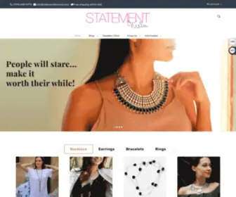 Statementbynisha.com(Statement jewellery for the modern woman of today) Screenshot