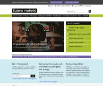 Statensmedierad.se(Statens medieråd) Screenshot