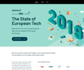 Stateofeuropeantech.com(The State of European Tech 2019) Screenshot