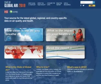Stateofglobalair.org(State of Global Air) Screenshot