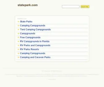 Statepark.com(statepark) Screenshot