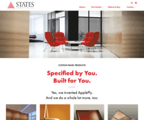 Statesind.com(States Industries) Screenshot