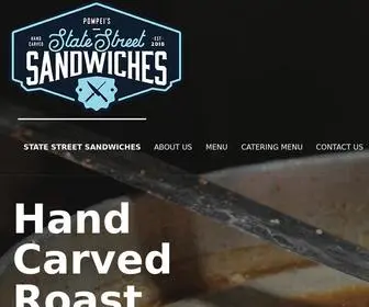 Statestreetsandwiches.com(Delco's Best Hand Carved Roast Beef Sandwich) Screenshot