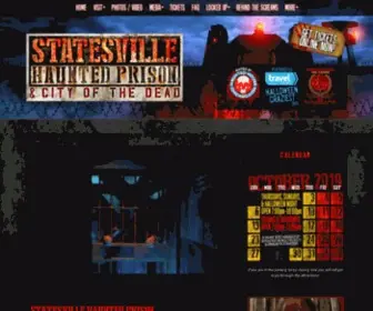 Statesvillehauntedprison.com(Prison®) Screenshot