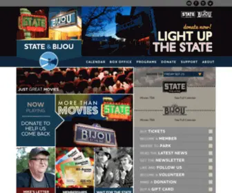 Statetheatretc.org(State Theatre & Bijou By The Bay) Screenshot