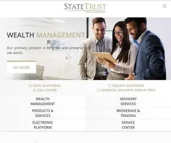 Statetrust.com(StateTrust Wealth Management) Screenshot