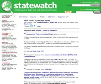Statewatch.org(Statewatch) Screenshot