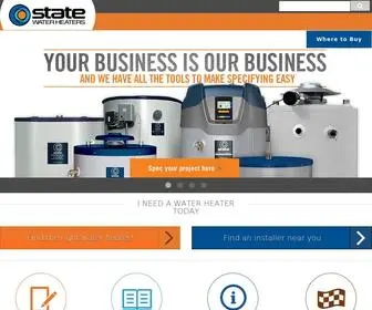 Statewaterheaters.com(Water Heaters) Screenshot