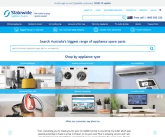 Statewideapp.com.au(Statewide Appliance Spares) Screenshot