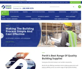 Statewidebuildingproducts.com.au(Statewide Building Products Perth WA) Screenshot