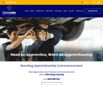 Statewidegrouptraining.com.au(Statewide Group Training SA) Screenshot