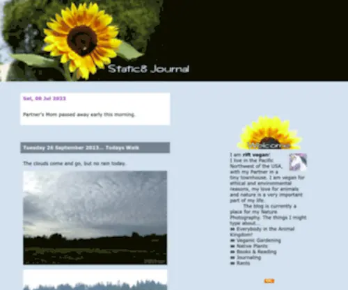 Static8.com(Static8 Journal) Screenshot