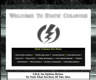 Staticcolonies.com(Static Colonies) Screenshot