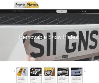 StaticPlates.com(Show Plate) Screenshot