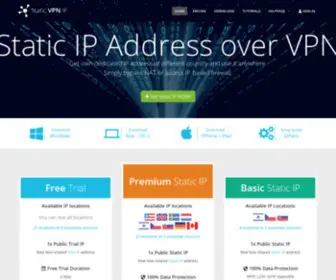 StaticVPNip.com(Get own dedicated static IP address over VPN. Choose from multiple IP locations) Screenshot