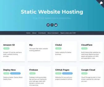 Staticwebsitehosting.org(Static Website Hosting) Screenshot