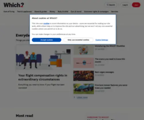 Staticwhich.co.uk(Expert testing) Screenshot