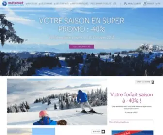 Station-Metabief.com(Découvrez la station de ski de Métabief dans le Jura) Screenshot