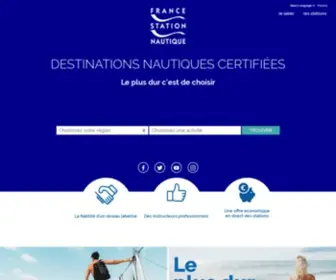 Station-Nautique.com(France Stations Nautiques) Screenshot