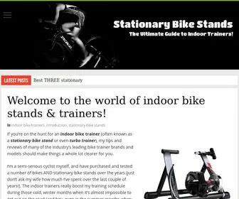 Stationary-Bike-Stand.org(Stationary Bike Stand) Screenshot