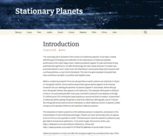 Stationaryplanets.com(Stationary Planets) Screenshot