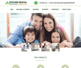 Stationdental.com.au(Station Dental) Screenshot