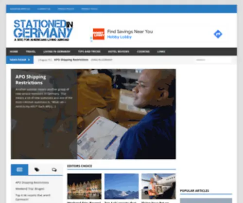 Stationedingermany.com(A site for Americans living abroad) Screenshot